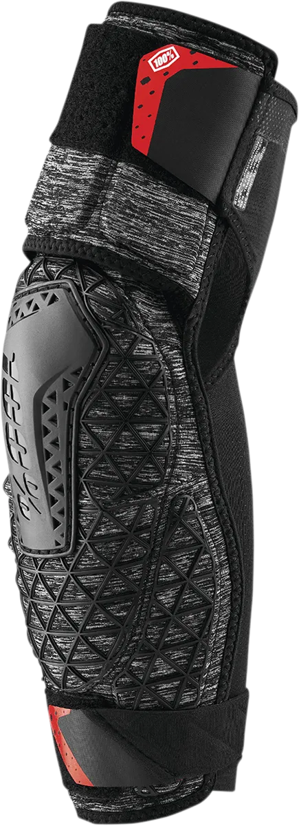 100% Surpass Elbow Guards - Gray/Black - Large 70008-00007