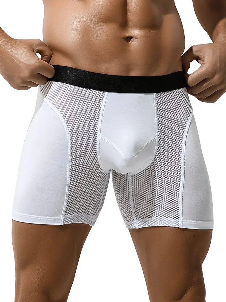 3 Pack Breathable Antibacterial Mesh BoxersBriefs
