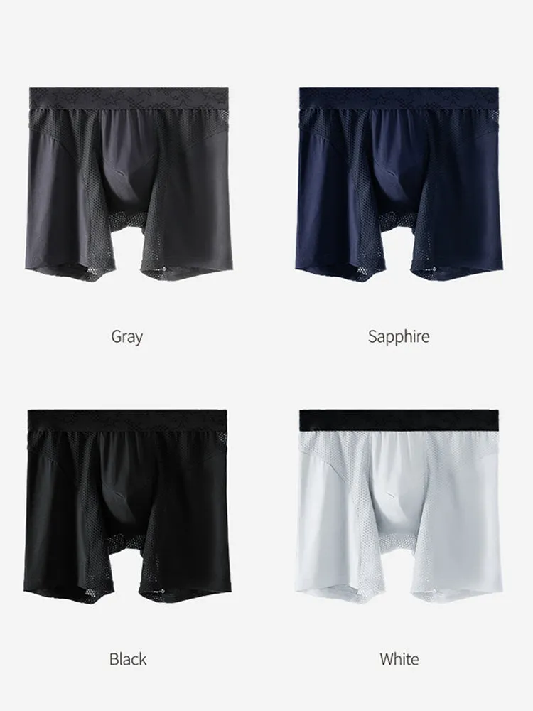 3 Pack Breathable Antibacterial Mesh BoxersBriefs