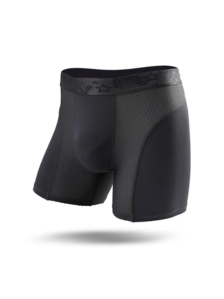 3 Pack Breathable Antibacterial Mesh BoxersBriefs