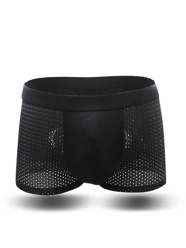 4 Pack Breathable Mesh Fabric Mens Underwear