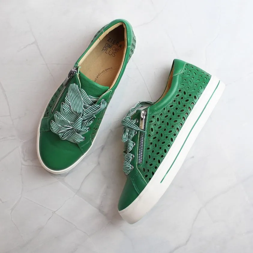 AYLEEN W - EMERALD LEATHER