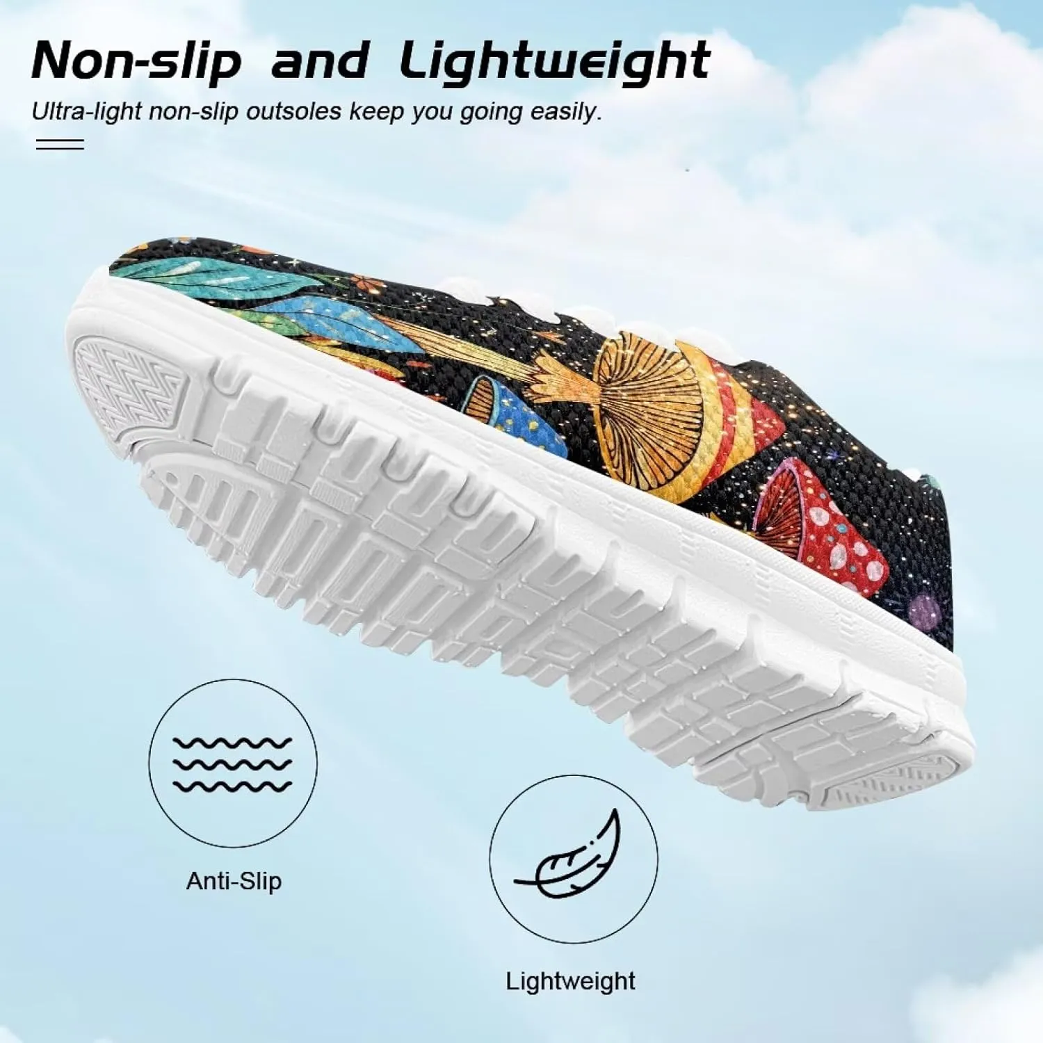 Cumagical Lightweight Breathable Kids Sports Shoes for Running & Outdoor Activities