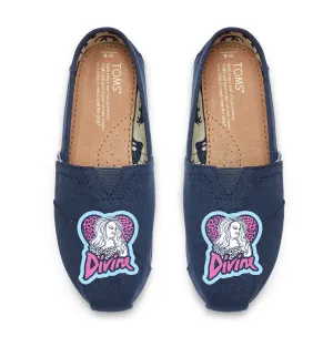 Divine Heart Logo - Navy Blue TOMS Alpargata
