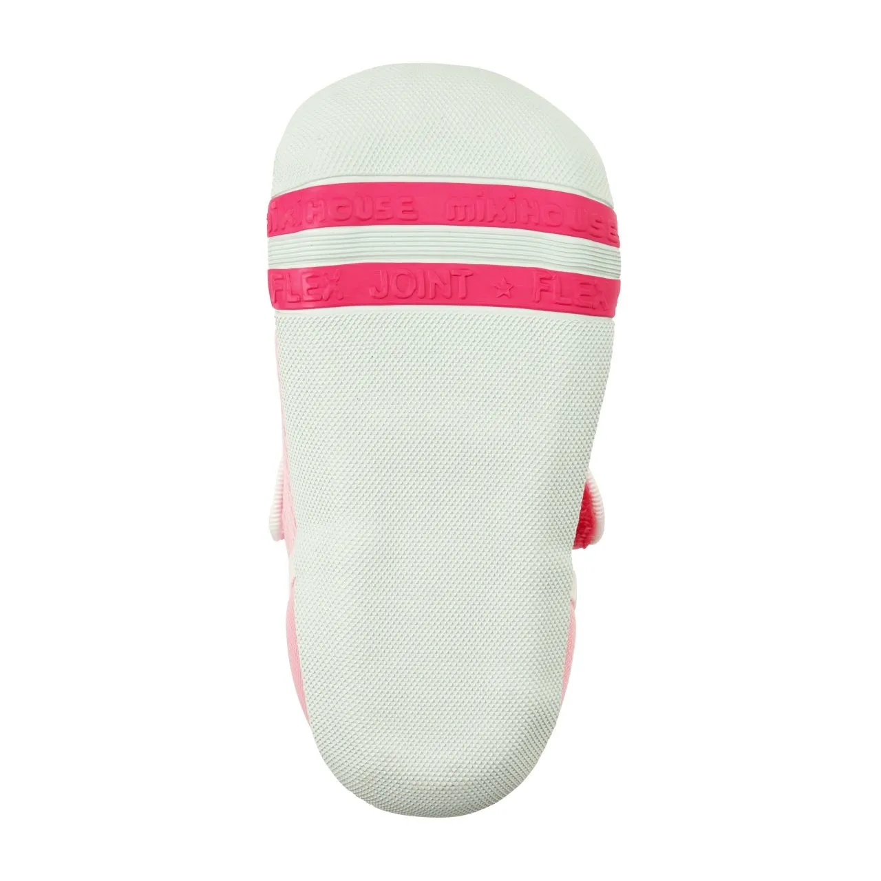 Double Russell Mesh First Walker Shoes - Strawberry Milk