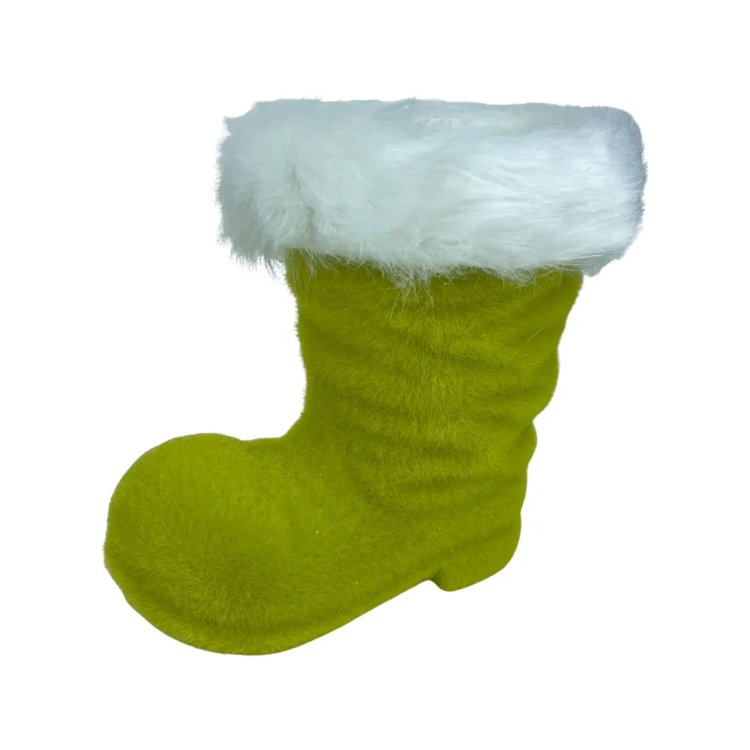 Flocked Boot, 6"
