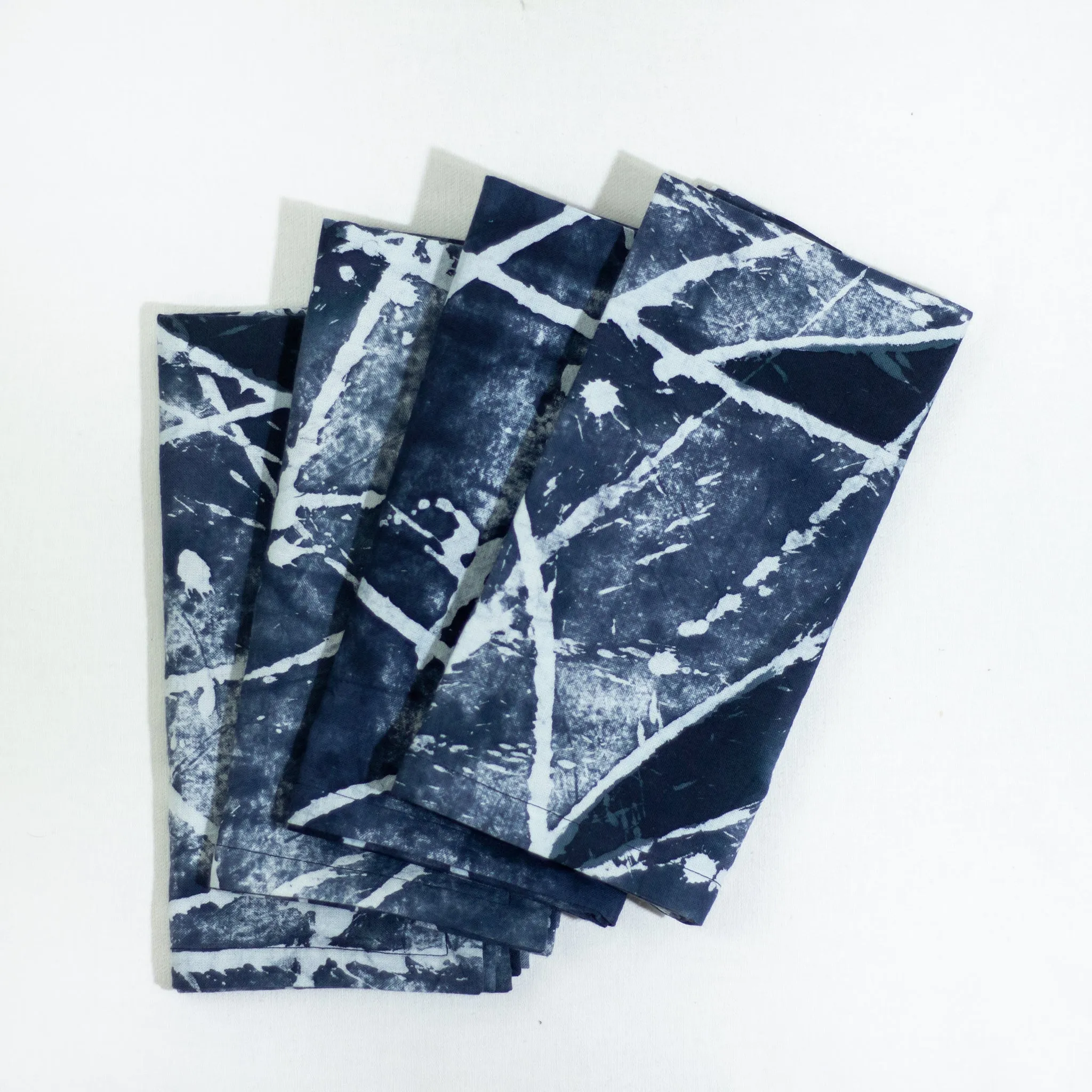 Hand Painted Placemats, Napkins, and Table Runners - Navigator/Jagged Edge