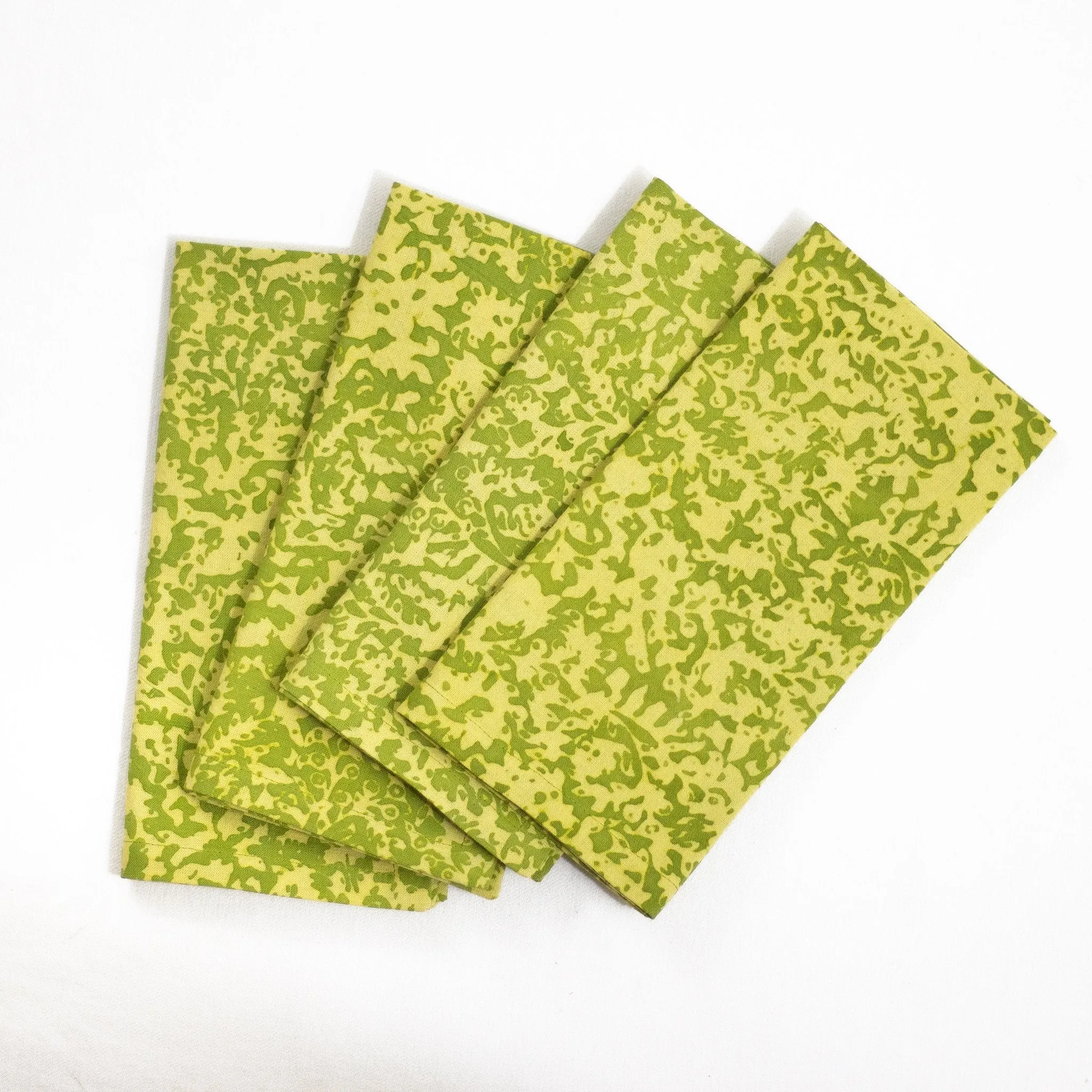 Hand Painted Placemats, Table Runners or Napkin Sets - Pines Effervescence Gold