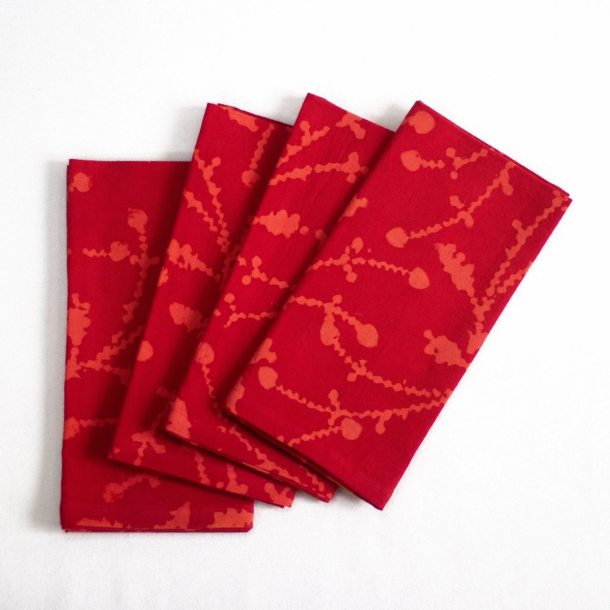 Hand Painted Placemats, Table Runners or Napkin Sets - Pines Effervescence Gold