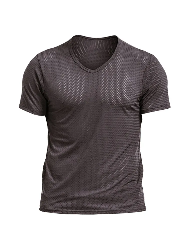 High Stretch Breathable Mesh T-Shirt