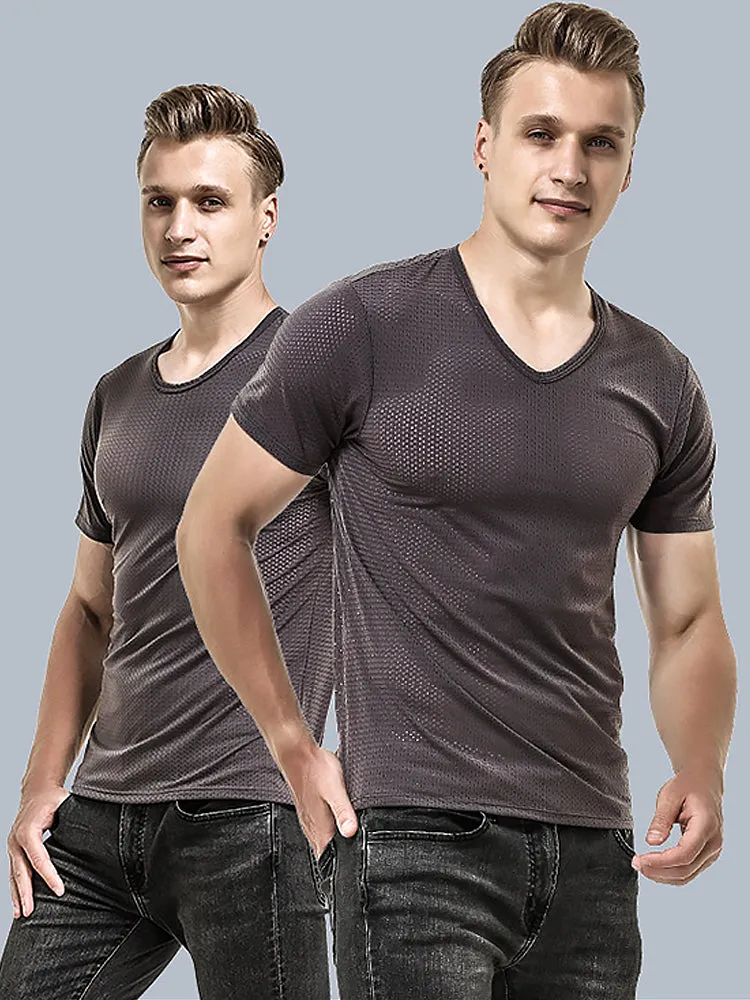 High Stretch Breathable Mesh T-Shirt