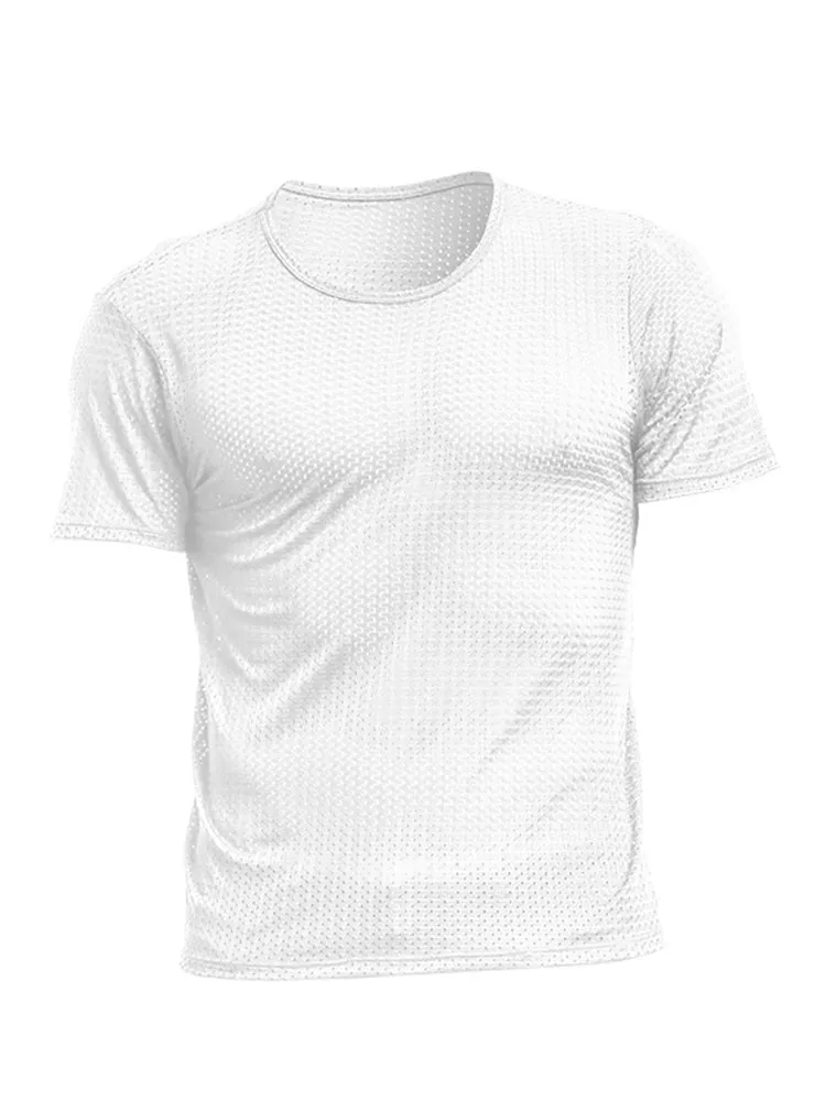 High Stretch Breathable Mesh T-Shirt