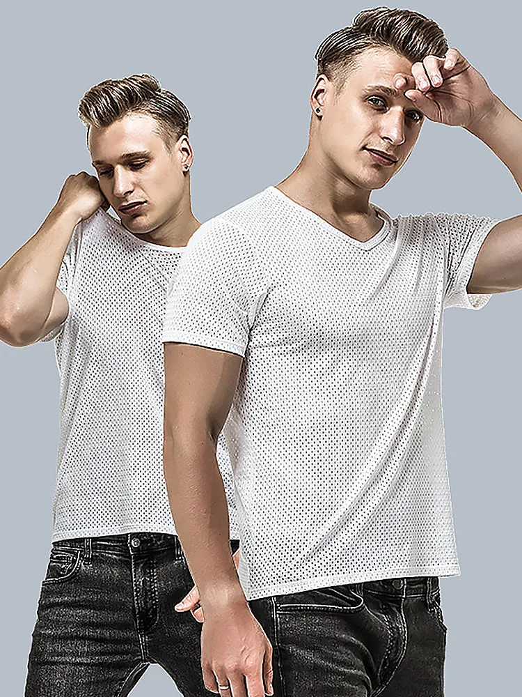 High Stretch Breathable Mesh T-Shirt
