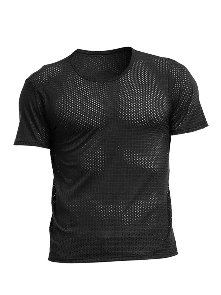 High Stretch Breathable Mesh T-Shirt