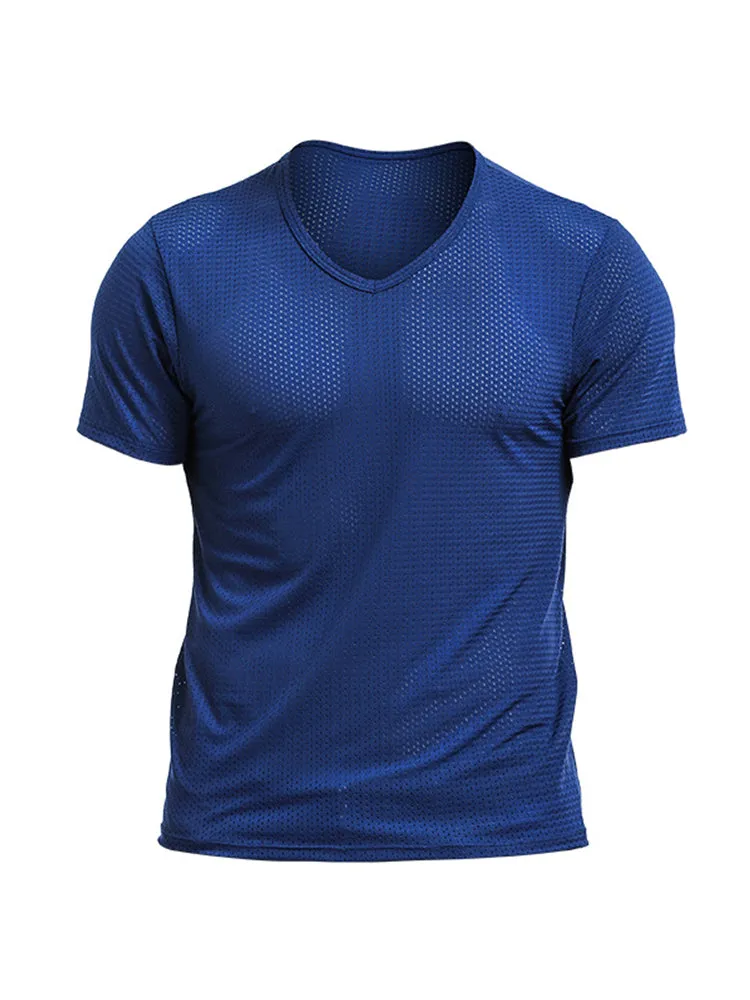 High Stretch Breathable Mesh T-Shirt