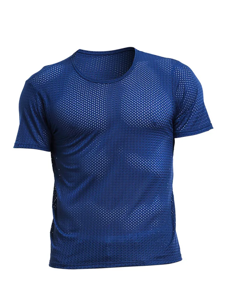 High Stretch Breathable Mesh T-Shirt
