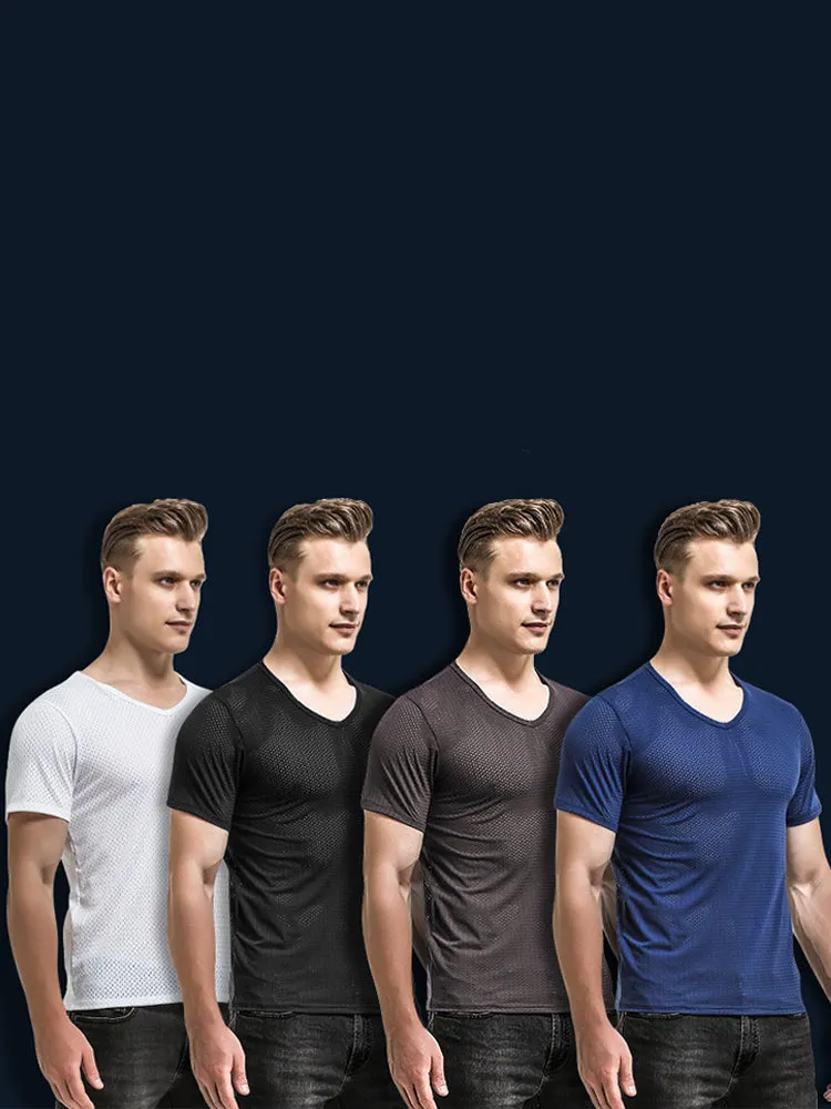High Stretch Breathable Mesh T-Shirt