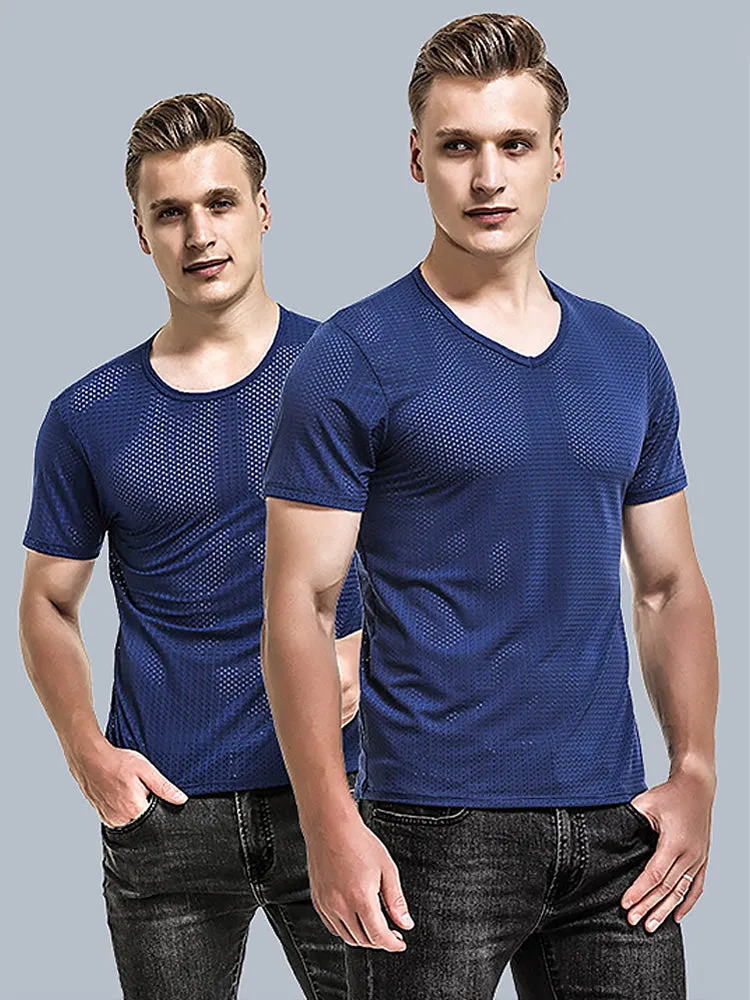 High Stretch Breathable Mesh T-Shirt