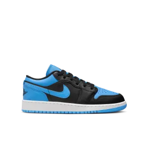Jordan - Boy - GS Air Jordan 1 Low - Black/University Blue/White