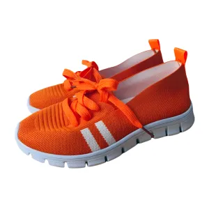 Ladies Airy Lace-Up Shoes - Lightweight Trainers