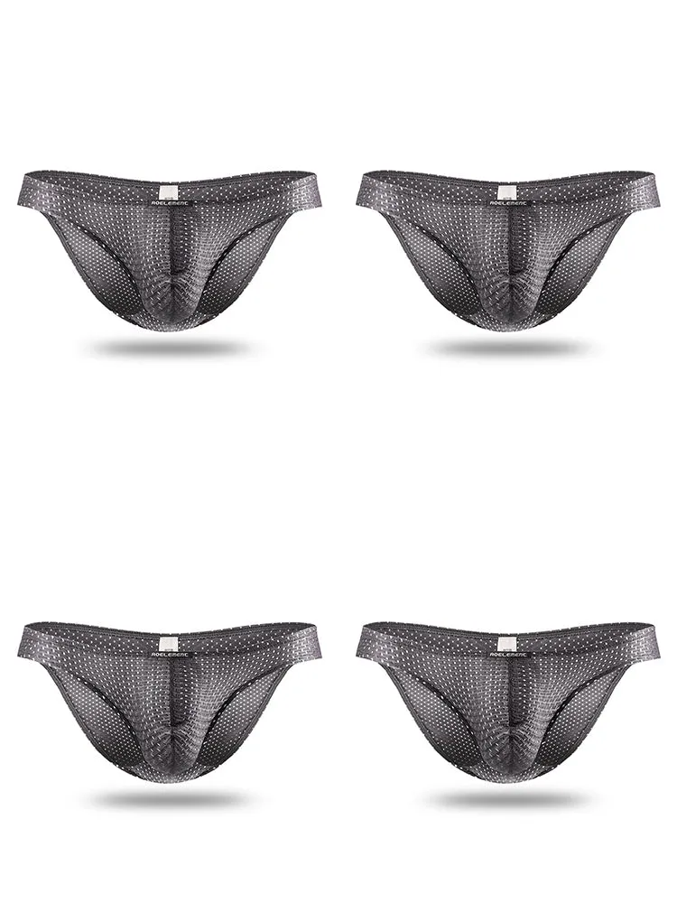 Men's Mesh Ice Silk Breathable Briefs