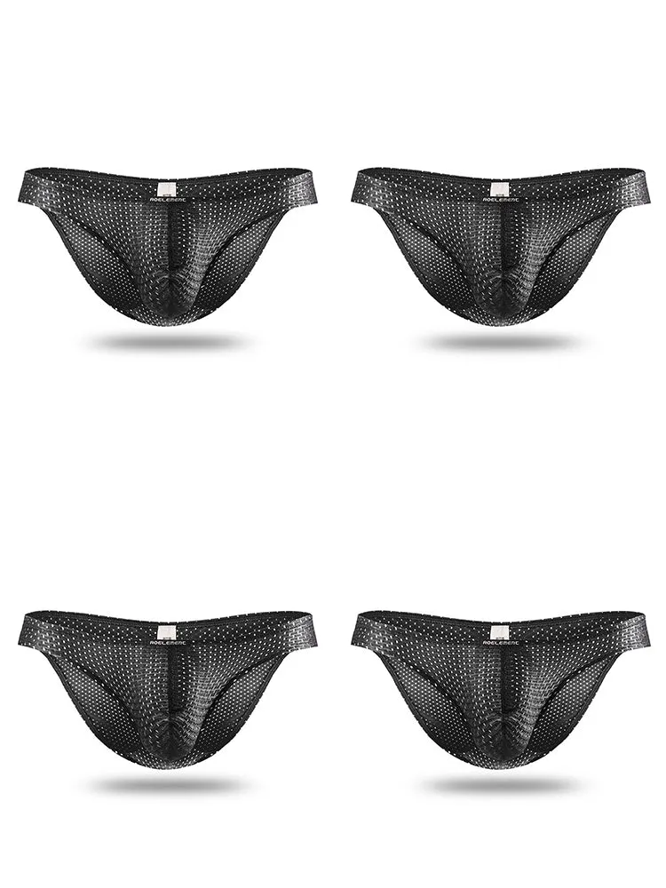 Men's Mesh Ice Silk Breathable Briefs