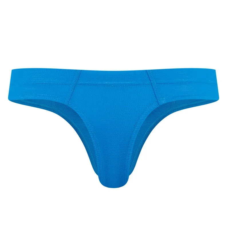 Men's Simple Breathable Mesh Pouch Bikini