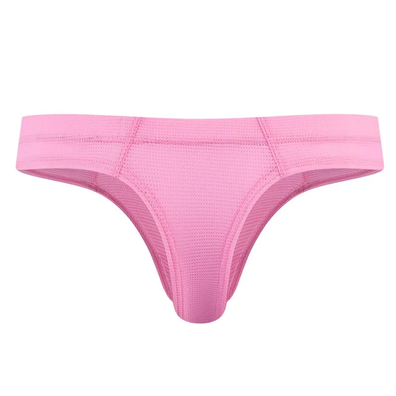 Men's Simple Breathable Mesh Pouch Bikini