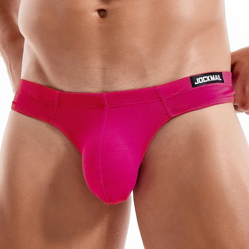 Men's Simple Breathable Mesh Pouch Bikini