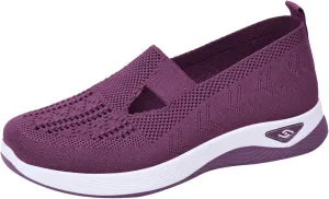 Orthopedic Shoes for Women Footwear Walking Sneakers Woven Breathable Running Shoes Arch Support Soft Sole Slide