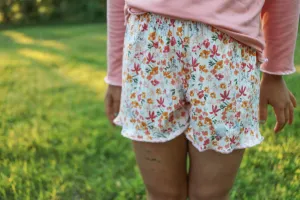 Sunset Floral Runners Shorts